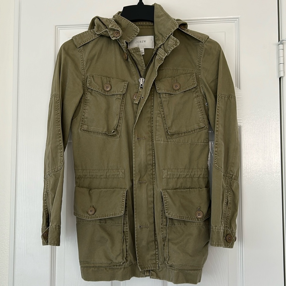 J. Crew Boyfriend Fatigue Jacket, Style 19985